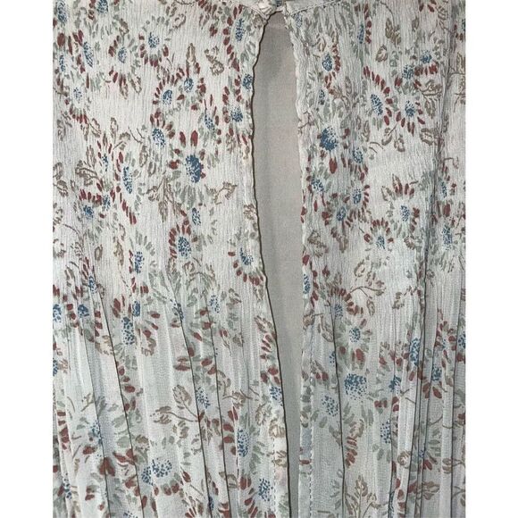 Free People Charlotte Midi Victorian Style Floral Dress - Picture 14 of 15